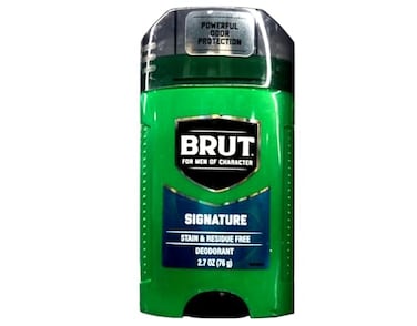 Brut Deodorant Oval Solid 225 oz 24 Hour Protection with Trimax 3 Sticks Original Fragrance 3 Pack