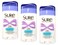 Sure Deodorant 26oz Invisible Solid Unscented Pack of 3