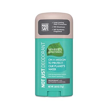 Seventh Generation AluminumFree Deodorant Activated Charcoal Biodegradable Formula 265 oz