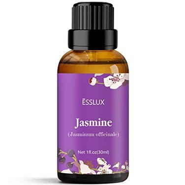 ESSLUX Jasmine Essential Oil ESSSLUX Aromatherapy Oils for Diffuser Massage Soap Candle Making Perfume 30 ml