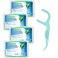 RAZOKO Dental Floss Picks Extra Strong Flosser Pick Toothpicks Fresh Mint 200 Count