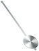 NiHome Quartz Wall Clock Pendulum Replacement Aluminum Traditional Mechanical Clock Retro High Gloss Pendulum Silver