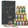 PHATOIL Essential Oil Set 12x5ml Essential Oils Gift Set with Diffused Wood 100 Natural Pure Essential Oils for Diffusers DIY Candle Soap Making
