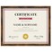 Giftgarden 85x11 Picture Frame Rustic Brown Certificate Award Document Diploma 85 by 11 Thin Frame for Wall Tabletop Display Single