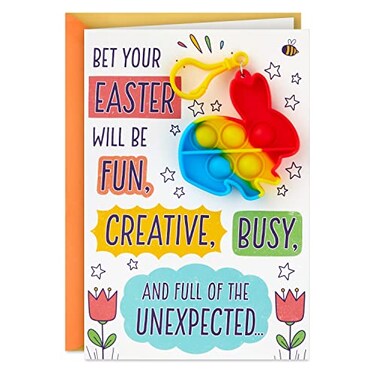 Hallmark Easter Card for Kids with Pop It Easter Bunny