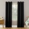 Sun Zero Becca Energy Efficient Grommet Curtain Panel 40 x 95 Black