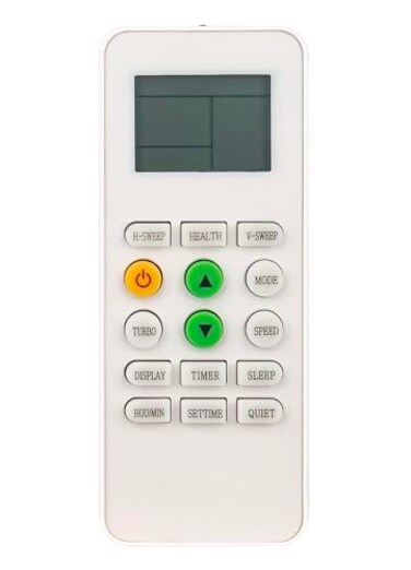 KKG12AC1 Replace AC Remote Control Compatible for CHANGHONGReePastamicCHEBLOONAX Air Conditioner Mini Split AC AC Unit