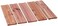 Household Essentials 5Piece Cedar Fresh Cedar Drawer Liners Smooth and Milled Siding