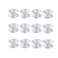 12Pcs Double Sided Suction Cups for Glass Table Top to Keep The from SlidingBumpersGlass Table Top Spacers