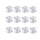 12Pcs Double Sided Suction Cups for Glass Table Top to Keep The from SlidingBumpersGlass Table Top Spacers