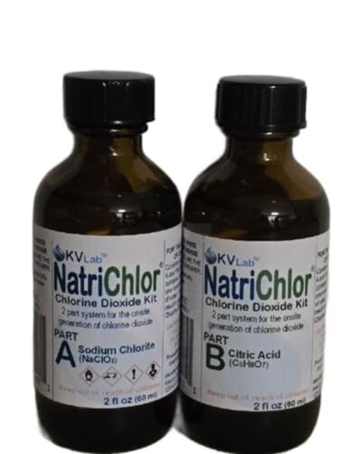 NatriChlor The Original CD Set with Citric Acid Solution Kit 2 Bottles