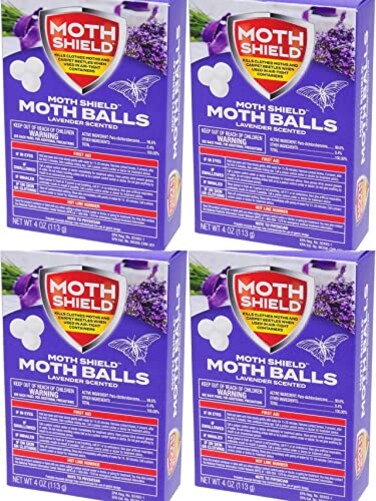 Moth balls Moth Shield 4Oz Pack Lavender Scent 4