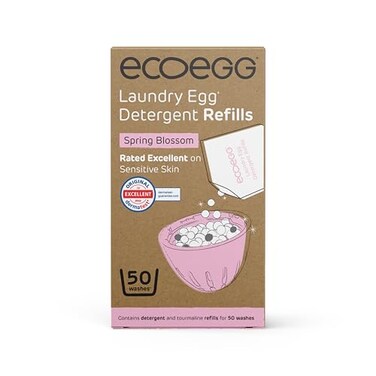 Ecoegg Laundry Egg Refill Pellets 50 Loads Spring Blossom Sensitive Skin Laundry Detergent