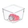 iDesign Linus Kitchen Drawer Organizer for Utensils Gadgets Tools 4 x 4 x 3 Clear