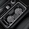 4 Pack Snow Leopard Print Car Coasters 275inch Neoprene Cup Pad Mat for Cup Holders