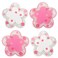 Coasters for Drinks Set of 4 Silicon Cup Coasters Cute Pink Cup Mats Cherry Blossom Coaster Table Cup Mat for Drinks Coffee Tea 45in