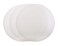ONLYKXY 3 Pieces 393 Inch Silicone Coasters Round Coasters for Drinks Beverage Coffee Tea Coaster White Translucent