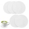 5Pack White Silicone Coasters NonSlip Drink Coasters for Dining Table NonSlip Coasters Cute Desk Coasters Great for Coffee Beverages Tea