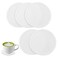 5Pack White Silicone Coasters NonSlip Drink Coasters for Dining Table NonSlip Coasters Cute Desk Coasters Great for Coffee Beverages Tea