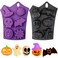Webake Halloween Cake Pop Mold Halloween Silicone Molds Shaped with Pumpkin Skull Ghost Bat for Cake Jello Soap 2Pcs