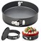GZMAISULEE 9 Inch Springform Pan Baking Pans Round Leakproof Nonstick Removable Bottom Bakeware for Cake Cheesecakes Pizza and Quiches