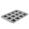 Farberware Bakeware Nonstick Muffin Pan 12Cup Cupcake Baking Pan Gray