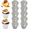 Symphonyw Pudding Moulds 10pcs Aluminum Baking Cups Cupcake Mould Muffin Tin Dariole Moulds Baking Tool