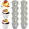 Symphonyw Pudding Moulds 10pcs Aluminum Baking Cups Cupcake Mould Muffin Tin Dariole Moulds Baking Tool