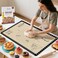 Silicone Baking Mat with 10 Recipes Extra Thick Silicone Mats for Baking Non Stick Pastry MatReusable kneading Dough Rolling Mat for Cookie Macaron Bread Pizza