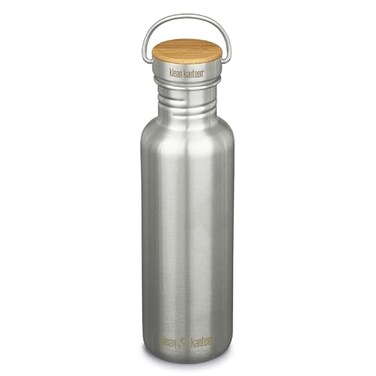 Reflect 27oz w Bamboo Cap Brushed Stainless