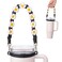 Bluwing Water Bottle Handle Strap Compatible with Stanley Cup Owala Handle Strap for Hydro Flask and Most 1240oz Water BottlesDaisy Black 5