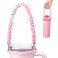 Bluwing Water Bottle Handle Strap Compatible with Owala Handle Strap for Stanley Cup Hydro Flask and Most 1240oz Water BottlesPink