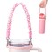 Bluwing Water Bottle Handle Strap Compatible with Owala Handle Strap for Stanley Cup Hydro Flask and Most 1240oz Water BottlesPink