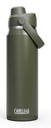 CamelBak Thrive Chug Insulated Stainless Steel Water Bottle Cold Retention with High Flow Lid for Everyday Hydration and Active Use 25oz Moss
