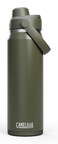 CamelBak Thrive Chug Insulated Stainless Steel Water Bottle Cold Retention with High Flow Lid for Everyday Hydration and Active Use 25oz Moss