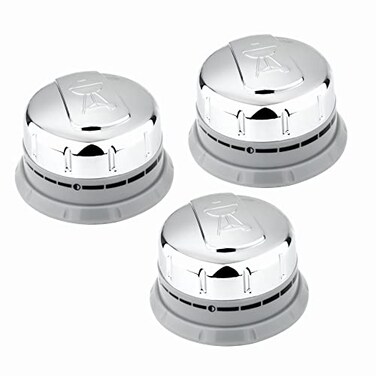 onlyfire Burner Knobs 3PCS Gas Control Knobs Replacement for Weber Genesis 300 Series Gas Grills Year 20112016 Models
