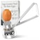 Egg Cracker Tool for Raw Eggs Egg Shell Opener for Hard Boiled Eggs with Durable Stainless Steel Construction Ergonomic Adjustable SpringLoaded Shell Cracker Tool for Clean Precise Breaks