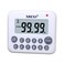 XREXS Digital Kitchen Timer Magnetic Countdown Up Cooking Timer Clock with Magnet Back and Clip Loud Alarm Large Display Minutes and Seconds Directly InputWhite 2 Battery Included DC12