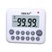 XREXS Digital Kitchen Timer Magnetic Countdown Up Cooking Timer Clock with Magnet Back and Clip Loud Alarm Large Display Minutes and Seconds Directly InputWhite 2 Battery Included DC12