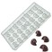 Moon Shaped Polycarbonate Chocolate Mold Hard PC Candy Mold Tray Clear Chocolate Tray
