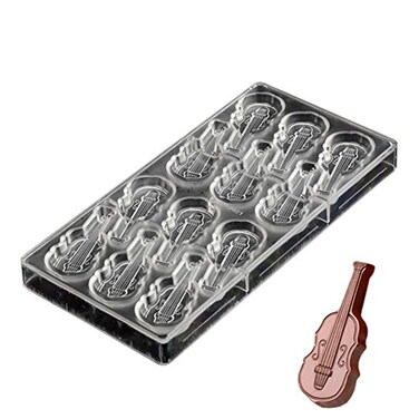 Polycarbonate Chocolate Mold DIY Candy Mould Clear Hard Plastic Bakeware Pastry Tools 19286