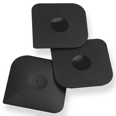 Plastic Pan Dish Pot Food Kitchen Scraper Tool Set 3 pcs Nylon Plastic Cast Iron Skillet Cleaner Scrubber Scrapper Kitchen Scraper NonScratch Black