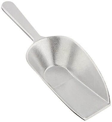 Winco Aluminum Utility Scoop with Flat Bottom 7Ounce