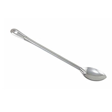 Winco Stainless Steel Basting Spoon Solid 21 15mm