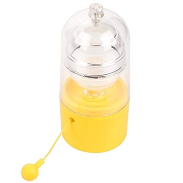 Egg Scrambler Shaker Whisk Hand Powered Golden Egg Maker Eggs Yolk White Mixer Cooking Utensil Kitchen Gadgets Egg Pudding Maker