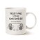 MAUAG Funny Engineer Coffee Mug Unique Idea Trust Me Im an Engineer Ceramic Cup White 11 Oz