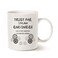 MAUAG Funny Engineer Coffee Mug Unique Idea Trust Me Im an Engineer Ceramic Cup White 11 Oz