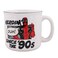 Silver Buffalo Marvel Deadpool Nerdin Since the 90s Ceramic Camper Mug 20 Ounces