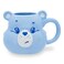 Silver Buffalo Care Bears Grumpy Bear 3D Sculpted Ceramic Mug Large Coffee Cup For Cocoa Tea Holds 20 Ounces Blue