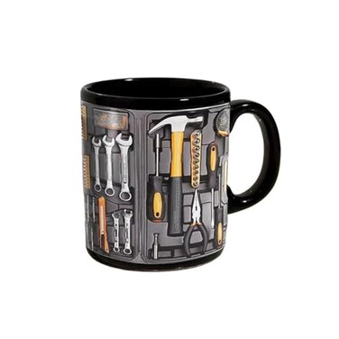 Bivpreom Mechanic Toolbox Mug11 Oz Ceramics Tool Kit MugGift For Mechanic And Dad